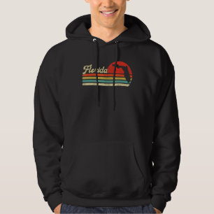 Vintage Florida State Classic Map Retro Fl Origina Hoodie