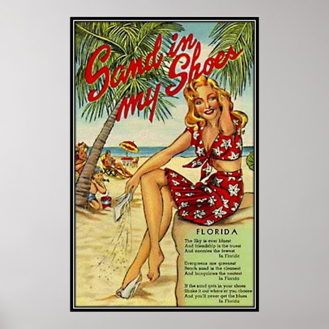 Vintage Florida, USA - Poster (Front)