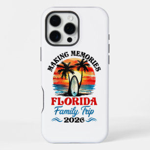 Vintage Florida Vacation Family Trip 2026 iPhone 16 Pro Max Case