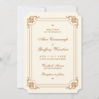 Vintage Flourish Elegant Wedding