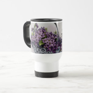 Vintage Flower Basket – Mother's Day Bloom Travel Mug