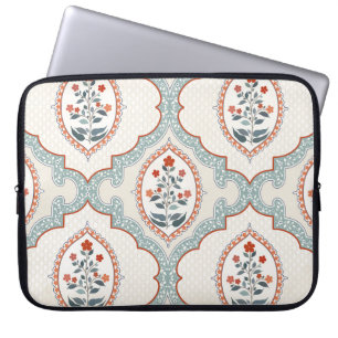 Vintage flower branches, Indian textile. Laptop Sleeve