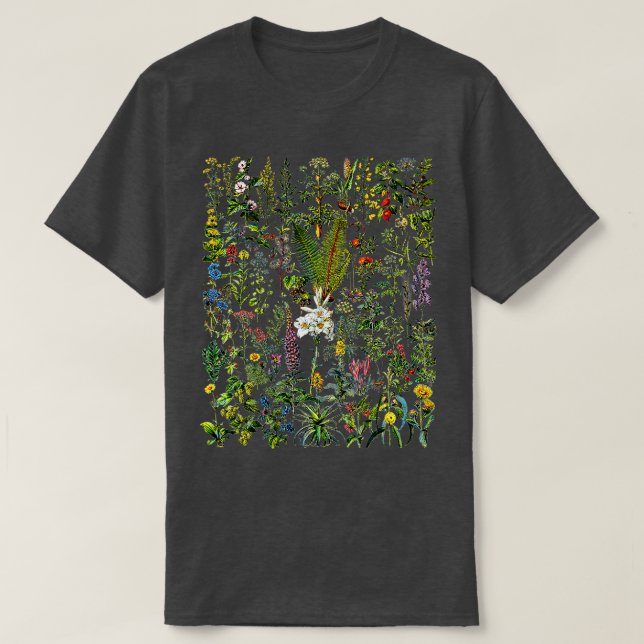 Vintage Flower  Flower  Plant  Gardening  T-Shirt (Design Front)