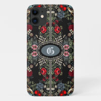 Vintage Flower Garden Monogrammed