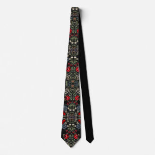Vintage Flower Garden Tie