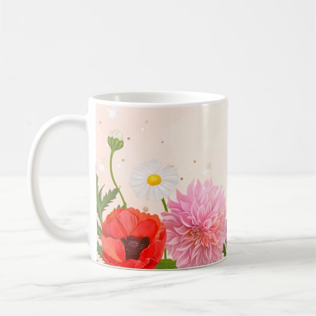 Vintage Flower Mug (Left)