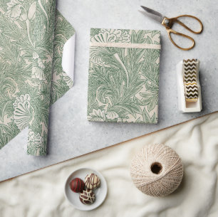 Vintage flower pattern wrapping paper