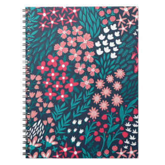 Vintage flower seamless pattern. Endless repeated  Notebook