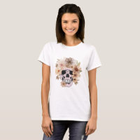 VINTAGE FLOWER SKULL