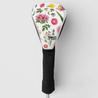 Vintage Flower, Vintage Botanical, Wildflower Golf Head Cover