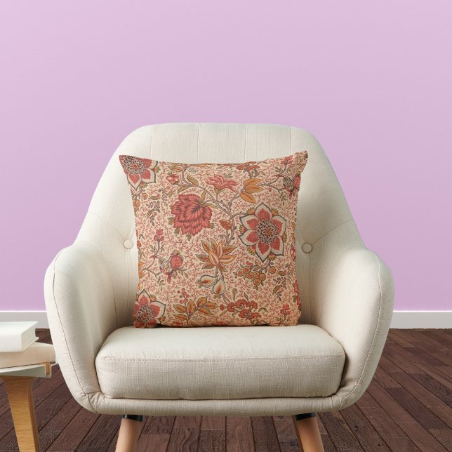 Vintage Flowering Vine Botanical Print Cushion (Creator Uploaded)