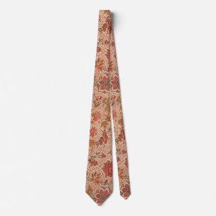 Vintage Flowering Vine Botanical Print Tie