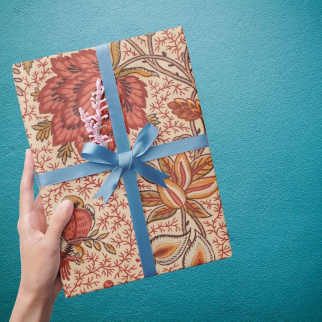 Vintage Flowering Vine Botanical Print Wrapping Paper (Creator Uploaded)