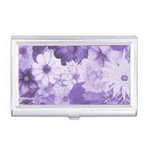 Vintage Flowers #4 Business Card Holder