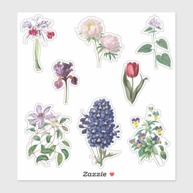 Vintage Flowers Botanical Collection  (Sheet)