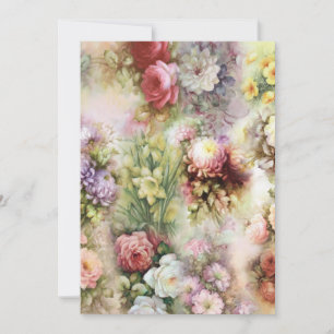 Vintage Flowers Card