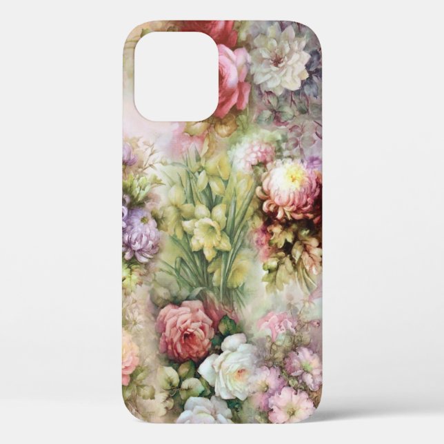 Vintage Flowers Case-Mate iPhone Case (Back)