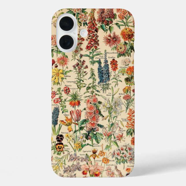 Vintage Flowers Case-Mate iPhone Case (Back)