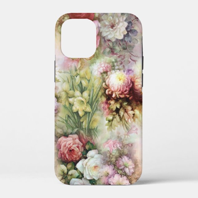Vintage Flowers Case-Mate iPhone Case (Back)