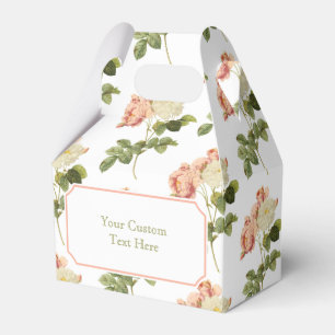 Vintage Flowers custom favour boxes 2