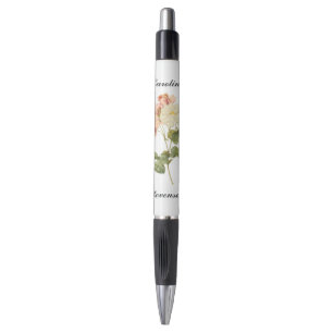 Vintage Flowers custom monogram pen 2