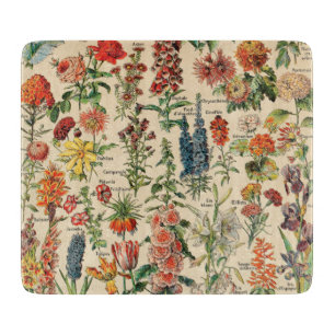 Vintage Flowers Cutting Board
