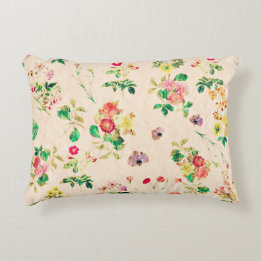 Vintage Flowers Decorative Cushion