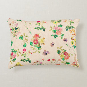Vintage Flowers Decorative Cushion