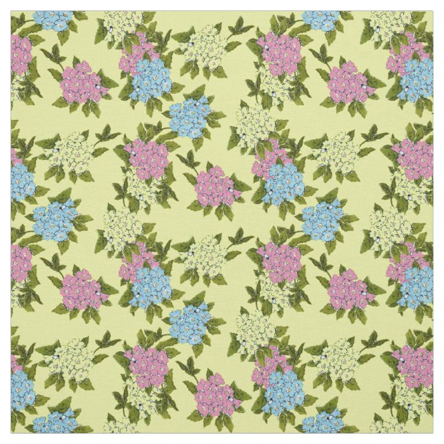 Vintage Flowers Fabric (Swatch)