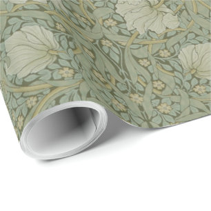 Vintage Flowers Floral William Morris Pimpernel Wrapping Paper