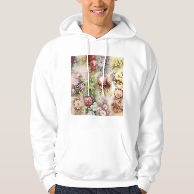 Vintage Flowers Hoodie (Front)