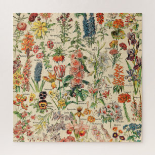 Vintage Flowers Jigsaw Puzzle