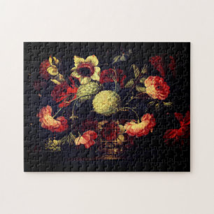 Vintage Flowers Jigsaw Puzzle