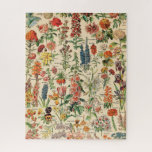 Vintage Flowers Jigsaw Puzzle<br><div class="desc">Please visit my store for more interesting design and more colour choice.
=> zazzle.com/colorfulworld*</div>