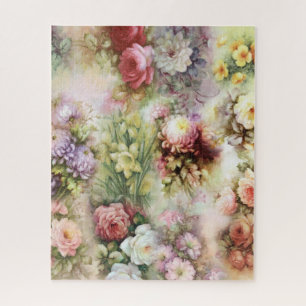 Vintage Flowers Jigsaw Puzzle