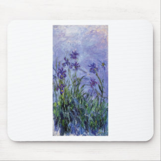 vintage flowers lilac-irises-1917 monet. mouse pad