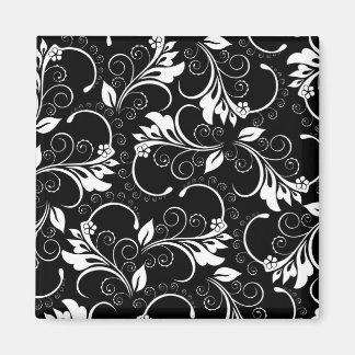 vintage flowers magnet