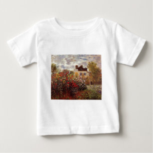 vintage flowers monet-s-garden-in-argenteuil-sun baby T-Shirt