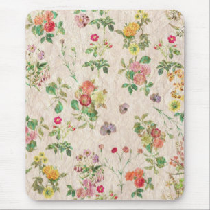 Vintage Flowers Mouse Pad