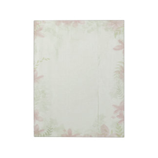 Vintage Flowers Paper Notepad