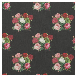 Vintage Flowers Pattern Fabric