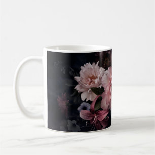 Vintage flowers. Peonies, tulips, lily, hydrangea Coffee Mug