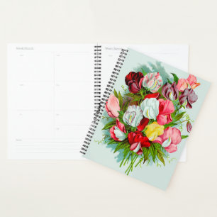 Vintage Flowers Planner
