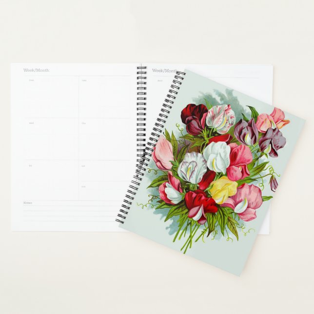 Vintage Flowers Planner (Display)