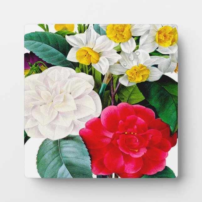 Vintage Flowers Plaque (Front)