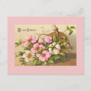Vintage Flowers Postcards