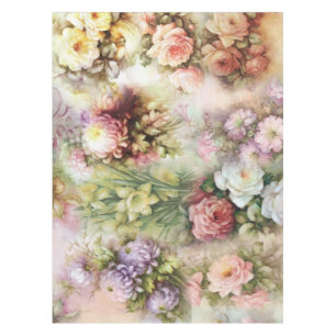 Vintage Flowers Tablecloth