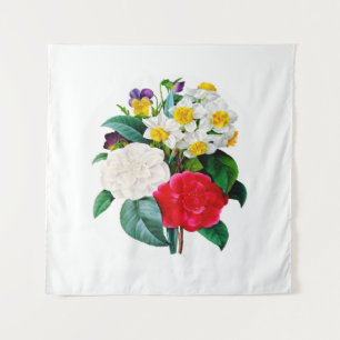 Vintage Flowers Tapestry