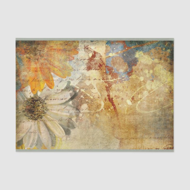 Vintage Flowers - Tissue Paper (Front)