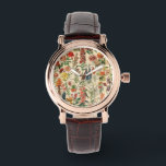 Vintage Flowers    Watch<br><div class="desc">Please visit my store for more interesting design and more colour choice => zazzle.com/colorfulworld*</div>
